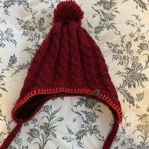 The North Face Winter Hat with Pom Poms